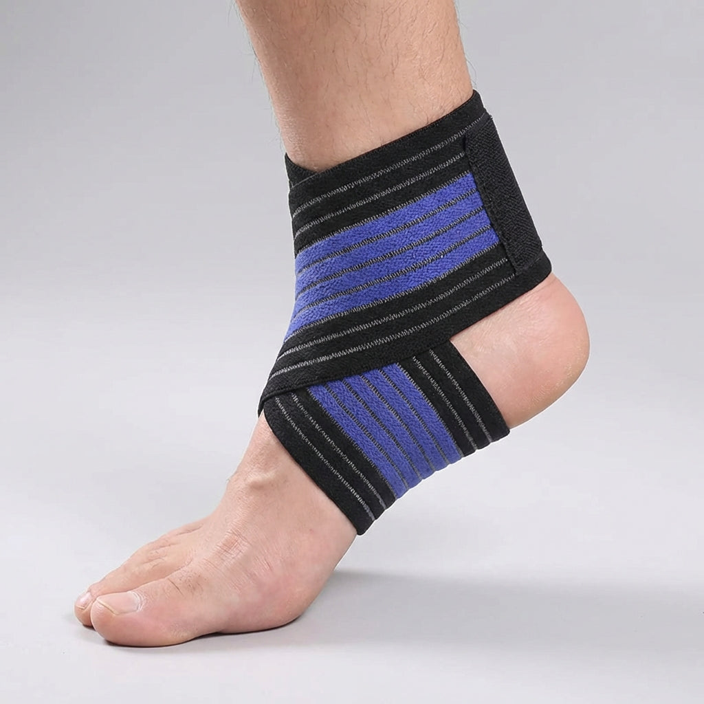 Adjustable Ankle Brace with Hook-and-Loop Fastener for Sports and Everyday Use Men Women Support Stability | Sansoti