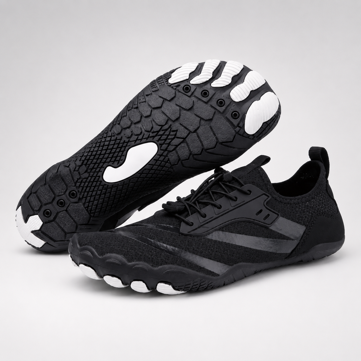 Barefoot Training Shoe Unisex Flat Sole Ground Contact Non-Slip Gym Shoe Lightweight Mesh Sports Shoe | Sansoti