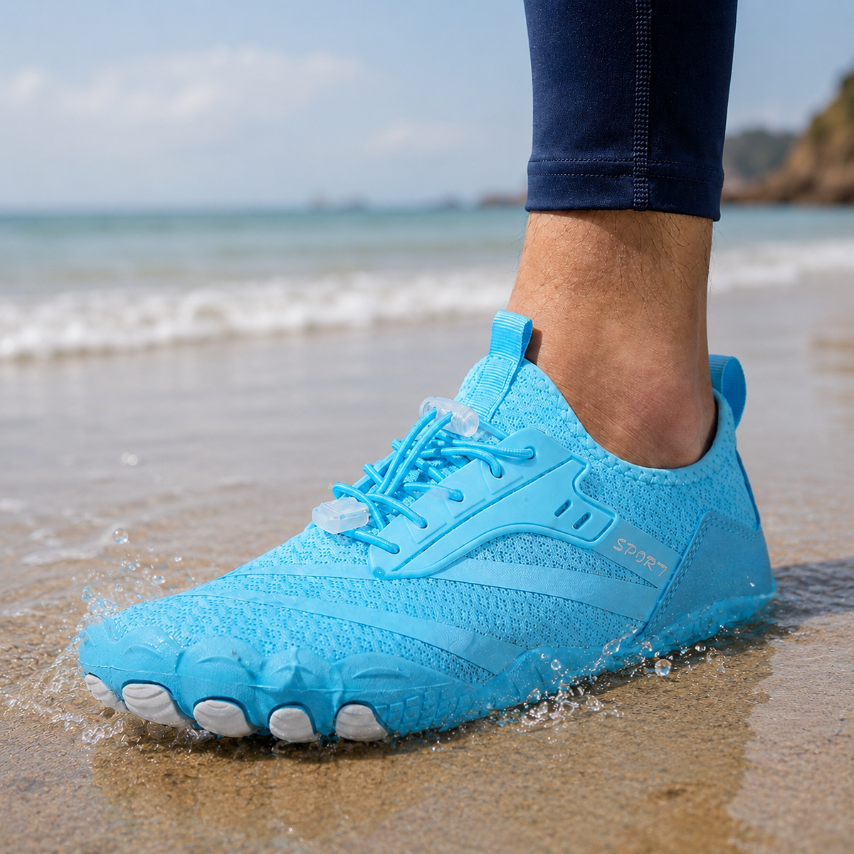 Unisex Barevoet Sportschoen met Zachte Zool Ademend Mesh voor Trail Running Watersporten Outdoor Activiteiten | Sansoti