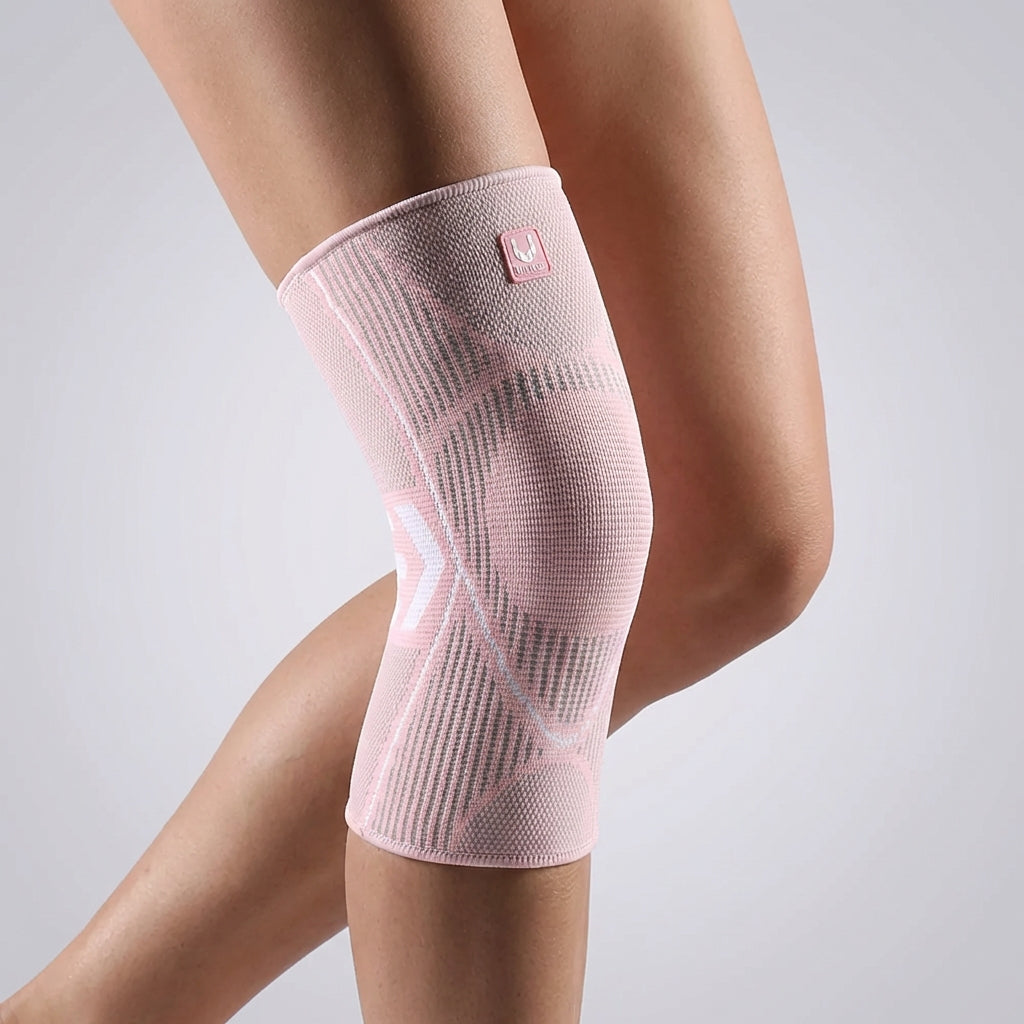 Kompressions-Kniebandage für Sport und Alltag, elastische Unterstützung, Stabilität, Schwellungs- und Verletzungsprävention | Sansoti