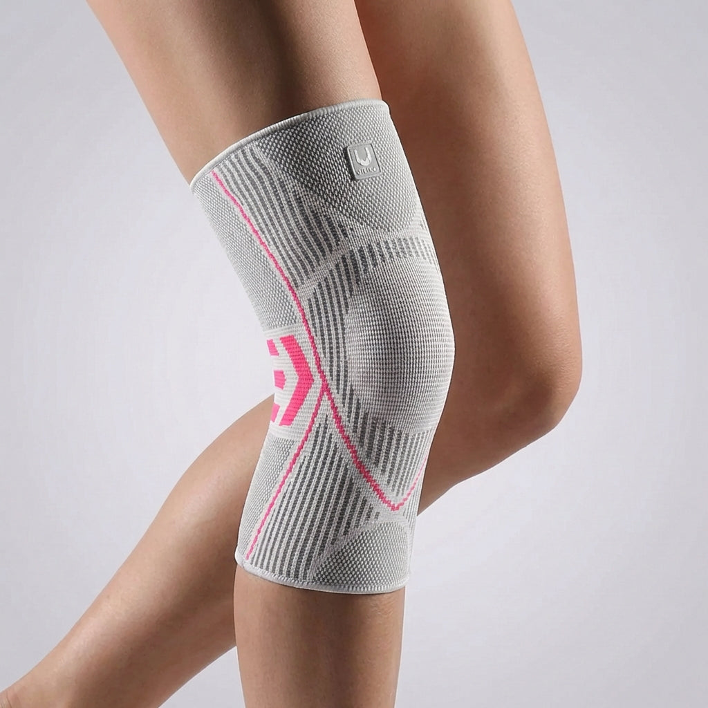 Kompressions-Kniebandage für Sport und Alltag, elastische Unterstützung, Stabilität, Schwellungs- und Verletzungsprävention | Sansoti
