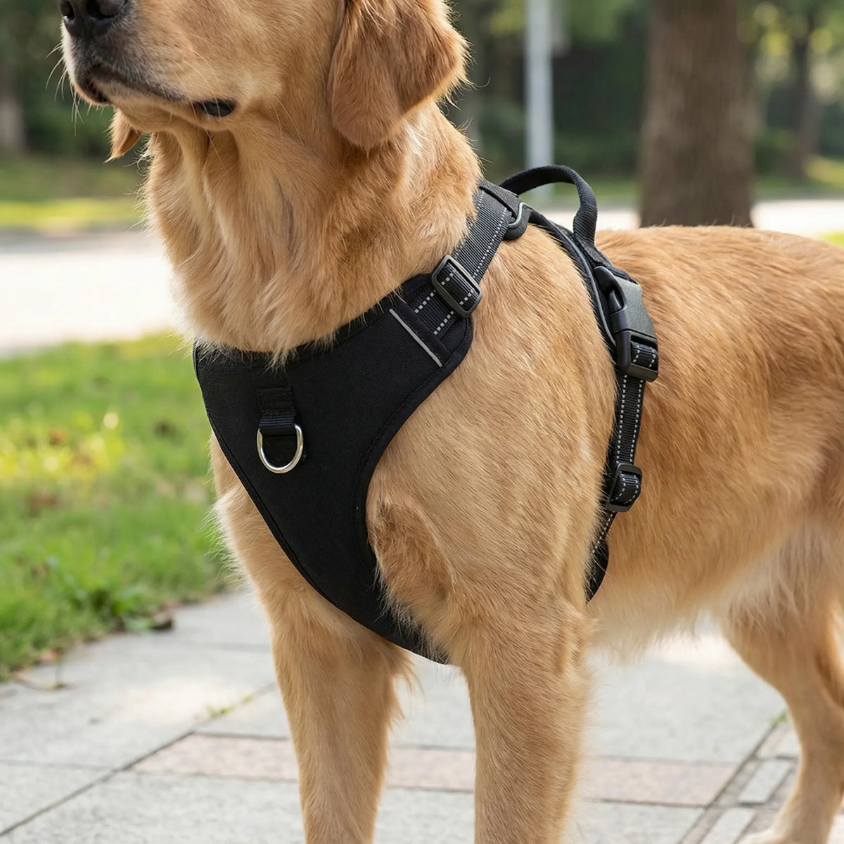Adjustable No-Pull Dog Harness Chest Harness Reflective Comfortable Safe Walking Dog XS to XL | Sansoti