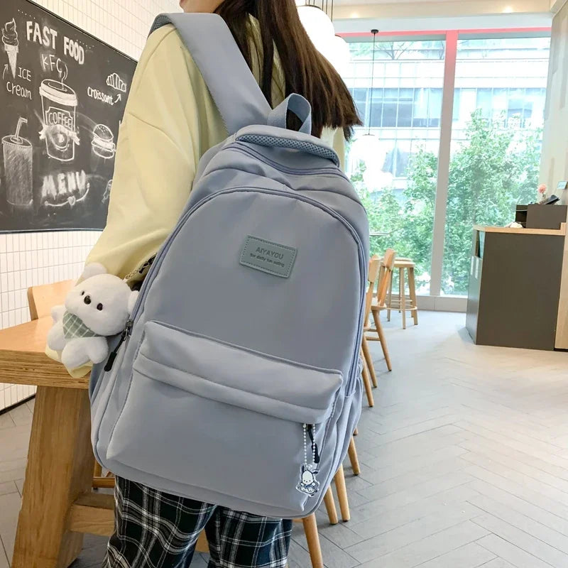 Dagelijkse Rugzak met Laptopvak Nylon 20-35L Gepolsterde Schouderbanden Ergonomisch Comfortabel Reizen Studie | Sansoti