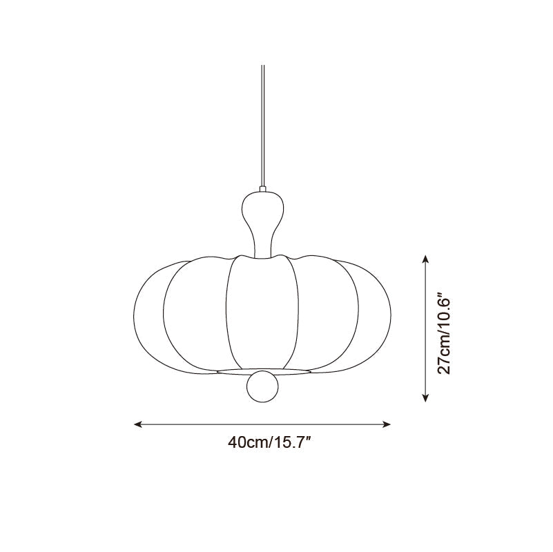 Hanglamp Stof Walnoothout Wit Eettafel Woonkamer Japandi Hanglamp Stoffen Lampionlamp Hal | Sansoti