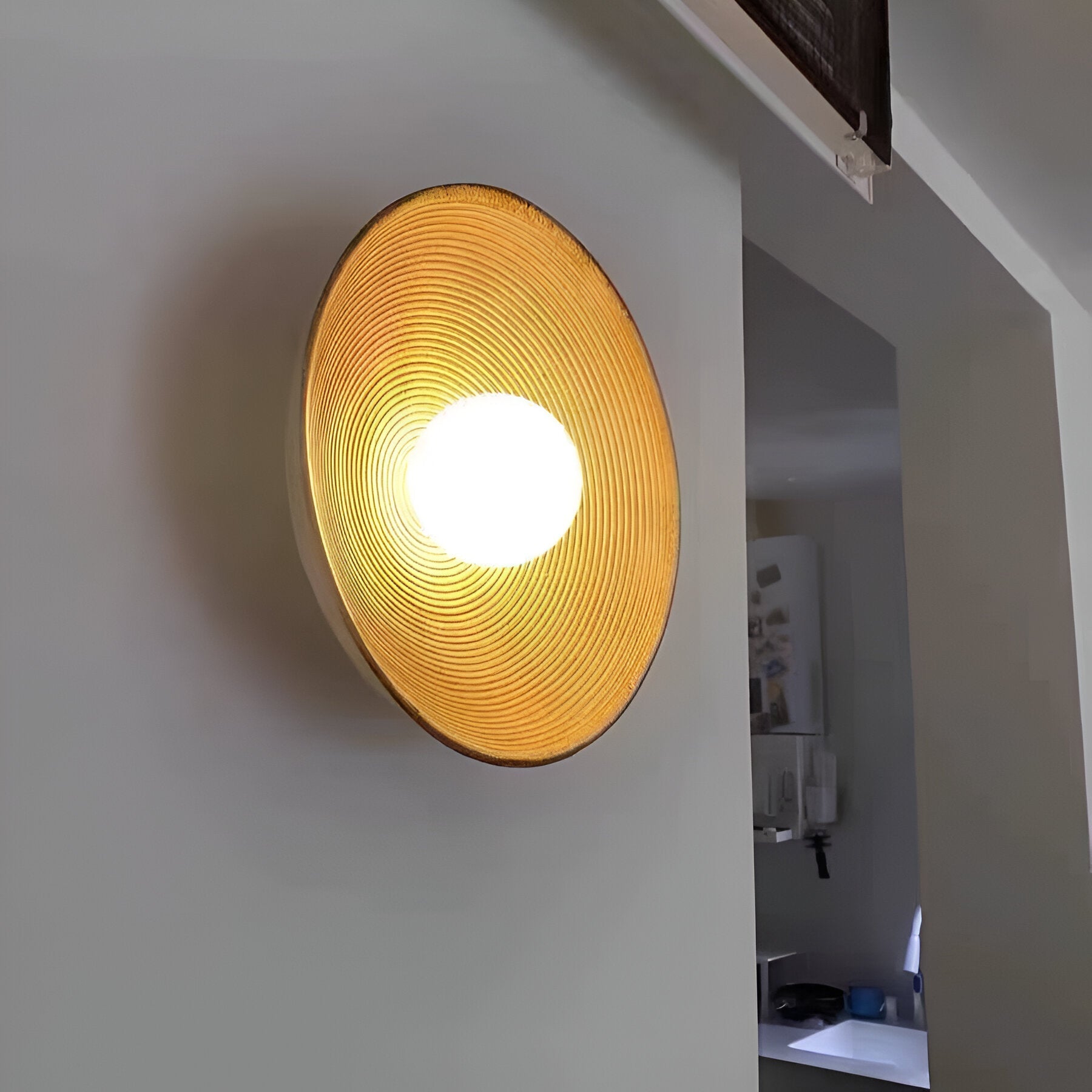 Wandlamp Rond Maan Design LED G4 Japandi Scandinavisch Ø20 Ø50 | Sansoti