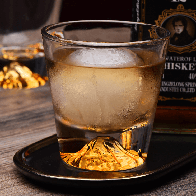 Whiskeyglas Edo Kiriko Handgemaakt Japans Kristal Set Houten Geschenkdoos Chamvin | Sansoti