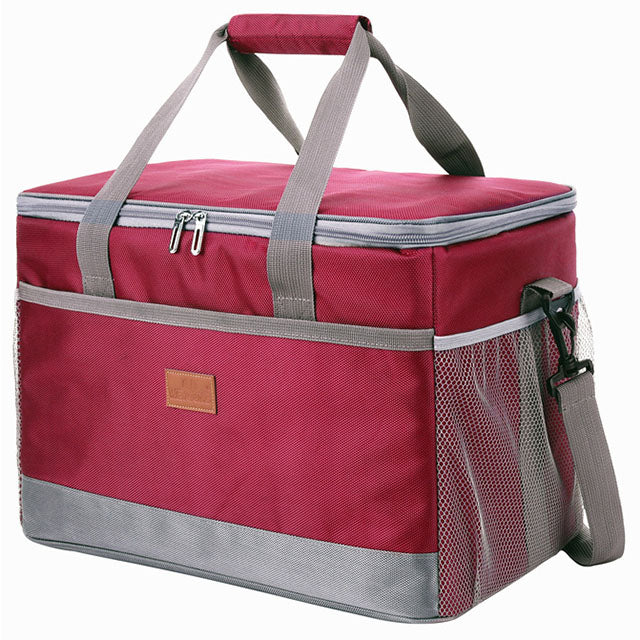 Geïsoleerde Koeltas 33L Waterdicht Oxford Picknick Strand Camping Wandelen Outdoor Duurzaam Draagbaar | Sansoti