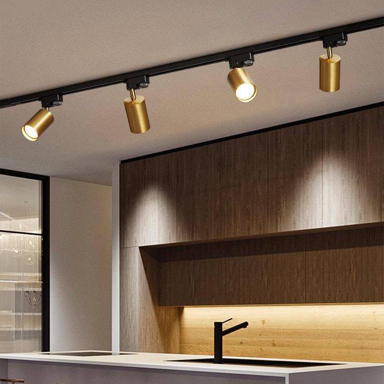 Moderne led railverlichting met verstelbare spots (3–5 lichtpunten) – plafondrail | Sansoti