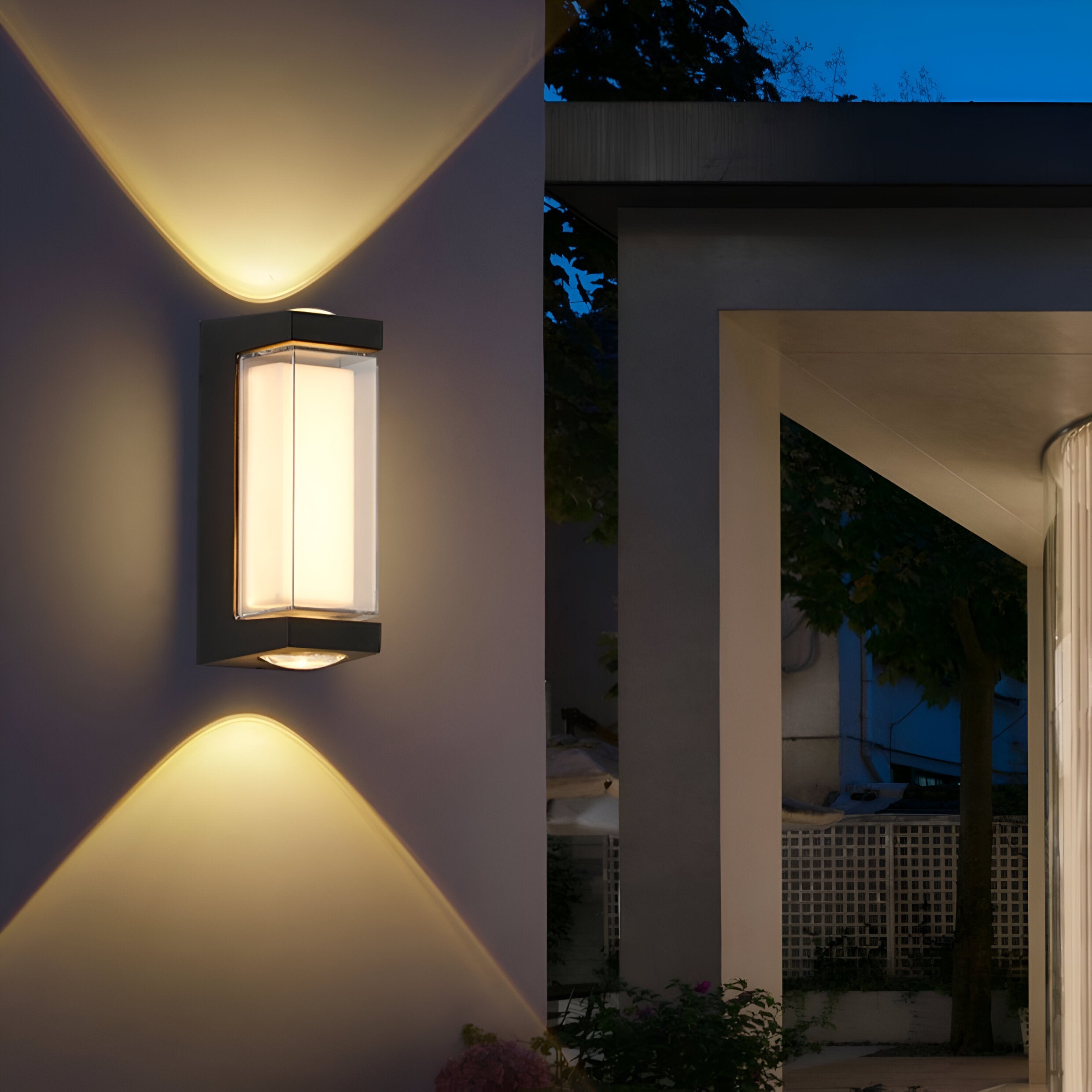 Außenleuchte Up Down LED IP65 Wasserdicht Schwarz Weiß Fassadenbeleuchtung 10W | Restfield