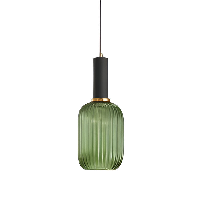 Hängelampe Buntglas Retro Nordisch E27 Weiß Grün Rosa Ø13 Ø30 Esszimmer | Restfield