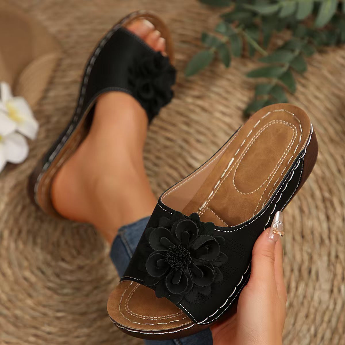 Comfortabele Damesloafers met Zachte Voetbed Zwart Wit Rood Geel Goud Beige Navy Bruin Zilver Instapper Platte Schoenen Dames Werkschoenen Casual Wandelschoenen | Sansoti