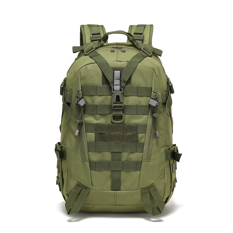 Tactical Backpack 40 Liters, Waterproof, with Laptop Compartment, Military Outdoor Hiking Backpack, Camouflage Black, Hiking | Sansoti