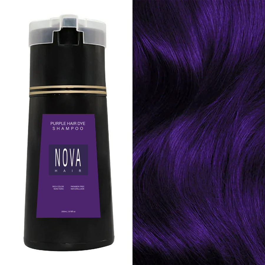 Kleurshampoo Haarkleurbehandeling met Natuurlijke Extracten Verzorgend Glanzend Haar voor Thuisgebruik | Sansoti