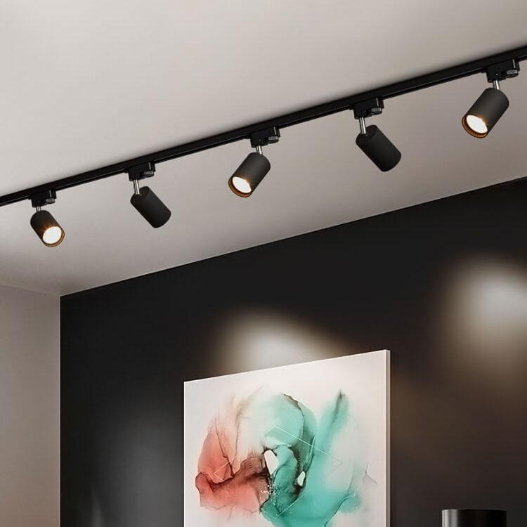 Moderne led railverlichting met verstelbare spots (3–5 lichtpunten) – plafondrail | Sansoti