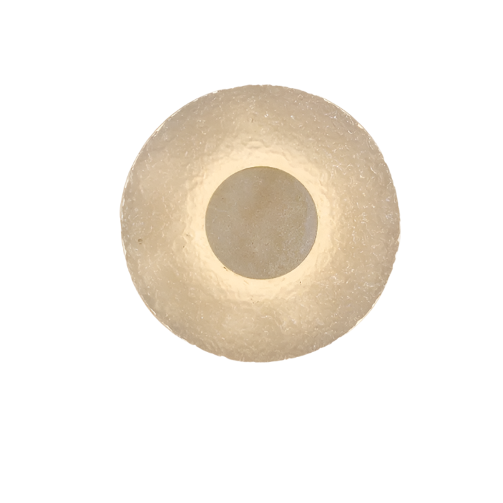 Wandlamp Travertijn Acryl Rond LED Minimalistisch Japandi Ø30 Slaapkamer Hal | Sansoti