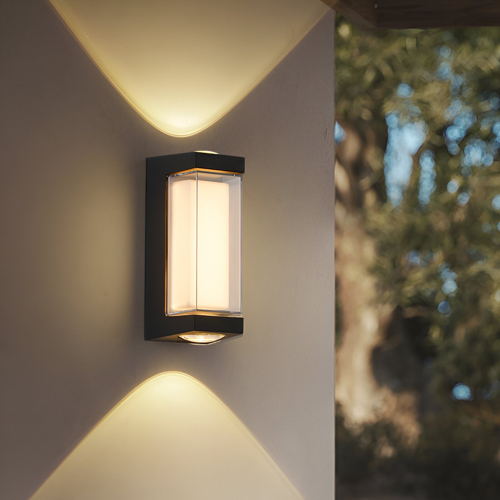 Außenleuchte Up Down LED IP65 Wasserdicht Schwarz Weiß Fassadenbeleuchtung 10W | Restfield
