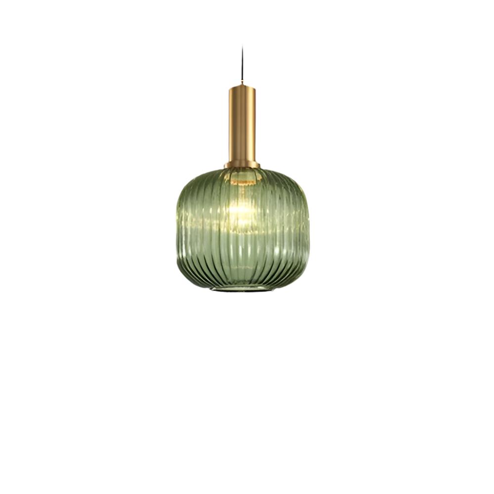 Hängelampe Buntglas Retro Nordisch E27 Weiß Grün Rosa Ø13 Ø30 Esszimmer | Restfield