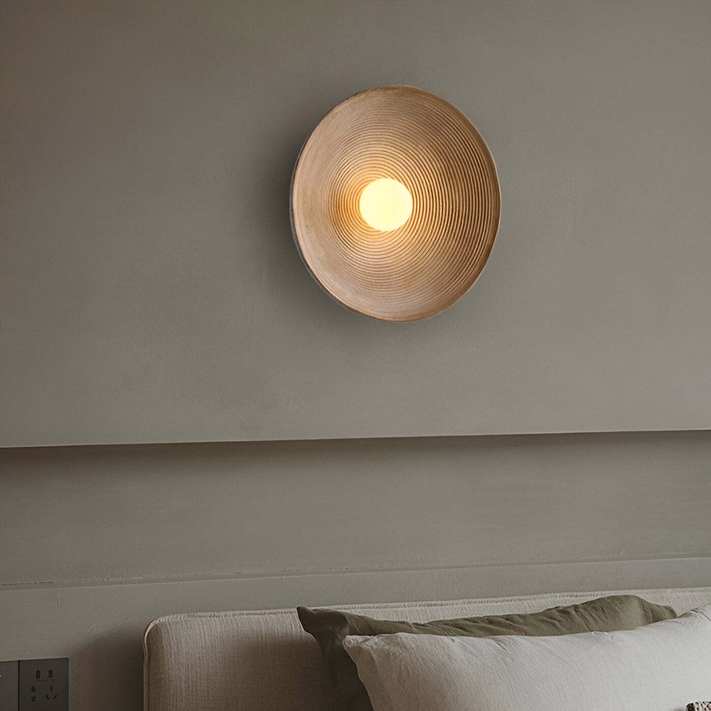 Wandlamp Rond Maan Design LED G4 Japandi Scandinavisch Ø20 Ø50 | Sansoti