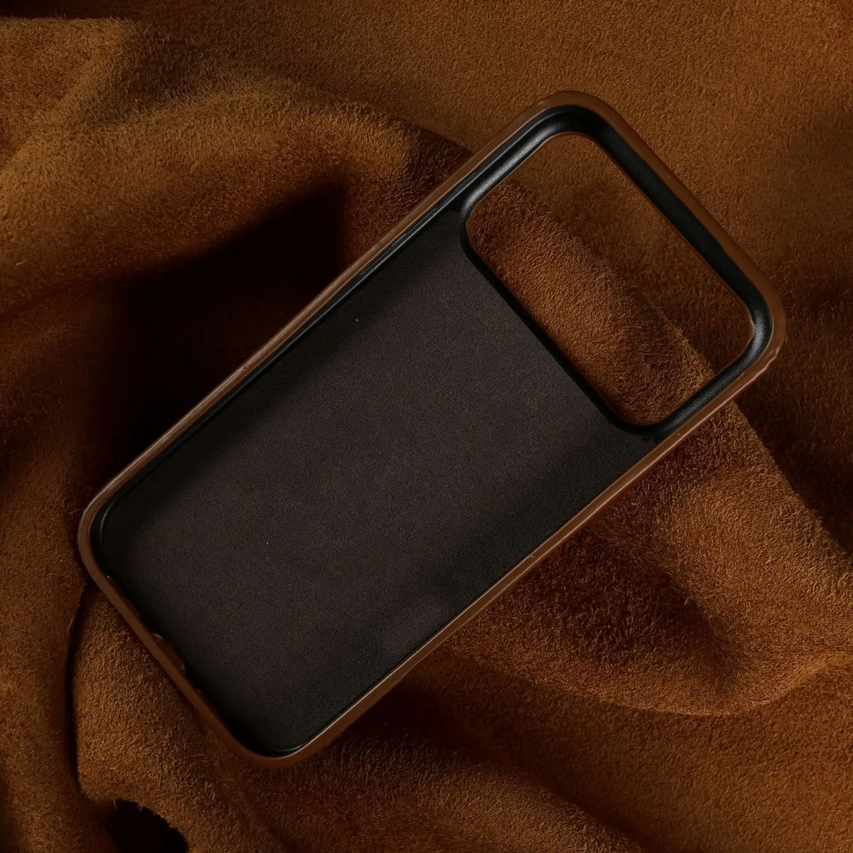 Leren iPhone Hoesje met Magnetische Ring | Draadloos Opladen | MagSafe Compatibel voor iPhone 11-17 Pro Max | Sansoti