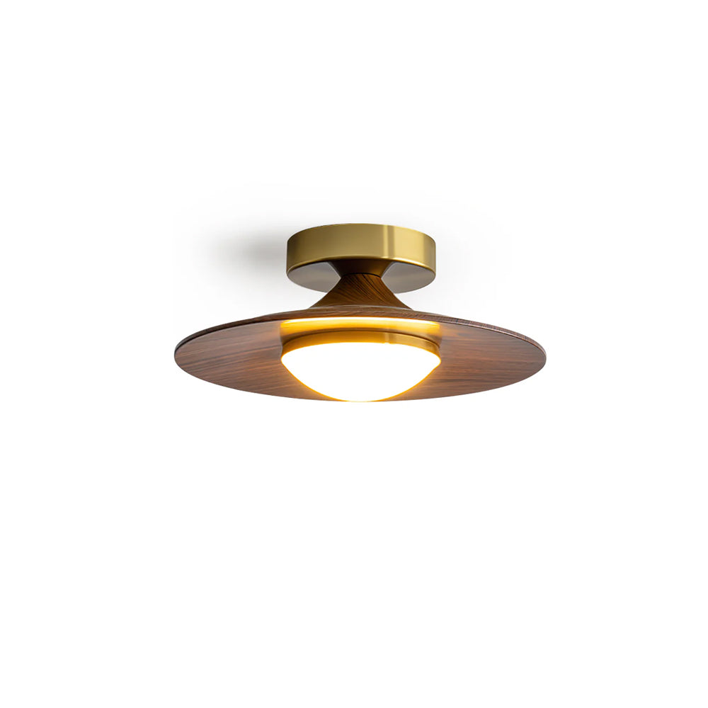 Moderne Deckenleuchte mit Metall- und Holz-Akzent – LED Lampe für Küche & Wohnraum | Restfield