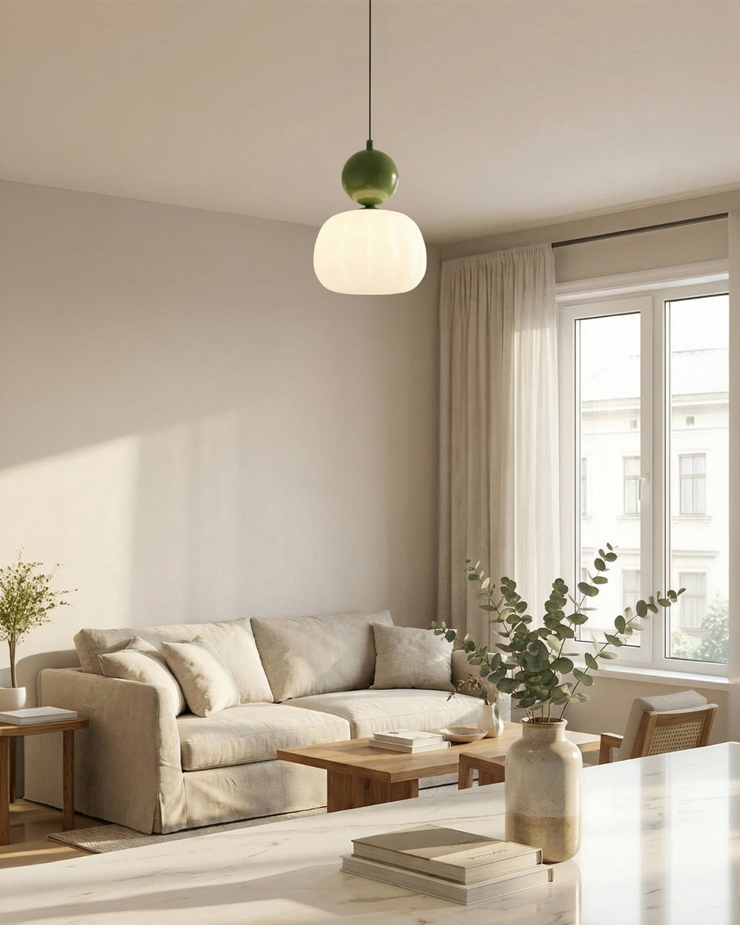 Geometrische Hanglamp Bauhaus Design Metaal Glas E27 – 1 of 3 Lichtpunten Dimbaar Sfeerverlichting | Sansoti