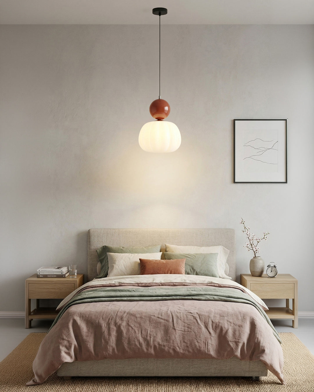 Geometrische Hanglamp Bauhaus Design Metaal Glas E27 – 1 of 3 Lichtpunten Dimbaar Sfeerverlichting | Sansoti