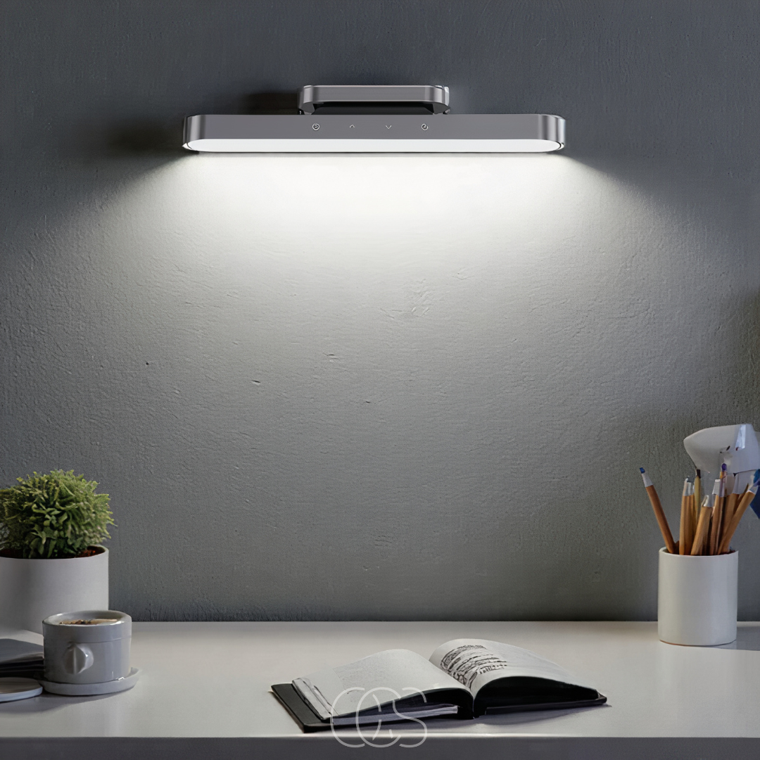 Draadloze Magnetische LED Lamp Dimbaar Aluminium 30cm USB-C Oplaadbaar Wandlamp Sfeerlamp | Sansoti