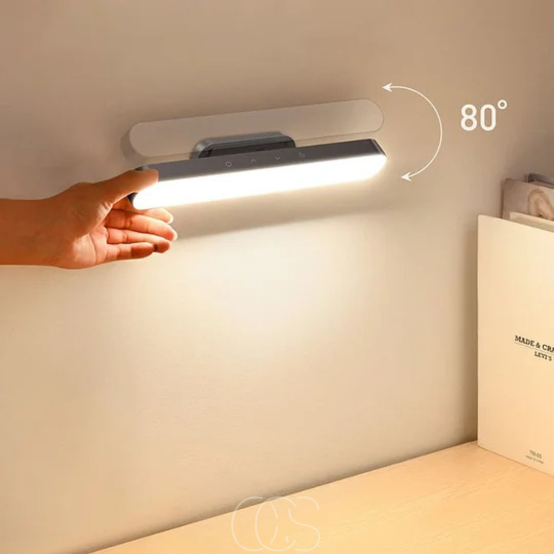 Draadloze Magnetische LED Lamp Dimbaar Aluminium 30cm USB-C Oplaadbaar Wandlamp Sfeerlamp | Sansoti