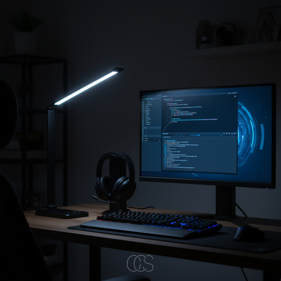 Dimbare LED Bureaulamp Draadloos met 3 Lichtkleuren Touch Bediening Oplaadbaar Modern Design Thuiswerken | Sansoti