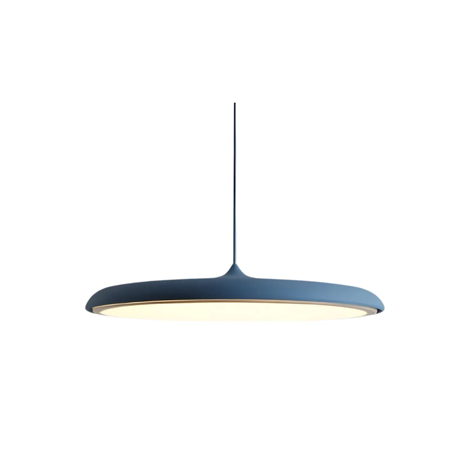 Suspension LED Métal Acrylique 40 cm Bleu Table à Manger Salon Hall Design Scandinave Minimaliste | Restfield
