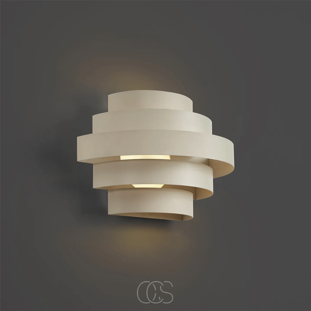 Wandlamp Dimbaar LED Warm Wit Staal 36cm Slaapkamer Woonkamer Gang Modern Minimalistisch Design Interieur | Sansoti