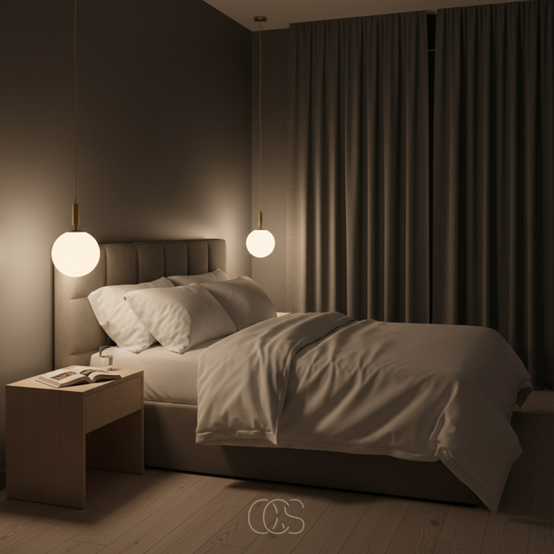 Scandinavische hanglamp met glazen bol Ø20cm goudkleurige fitting noordse stijl moderne plafondverlichting | Sansoti