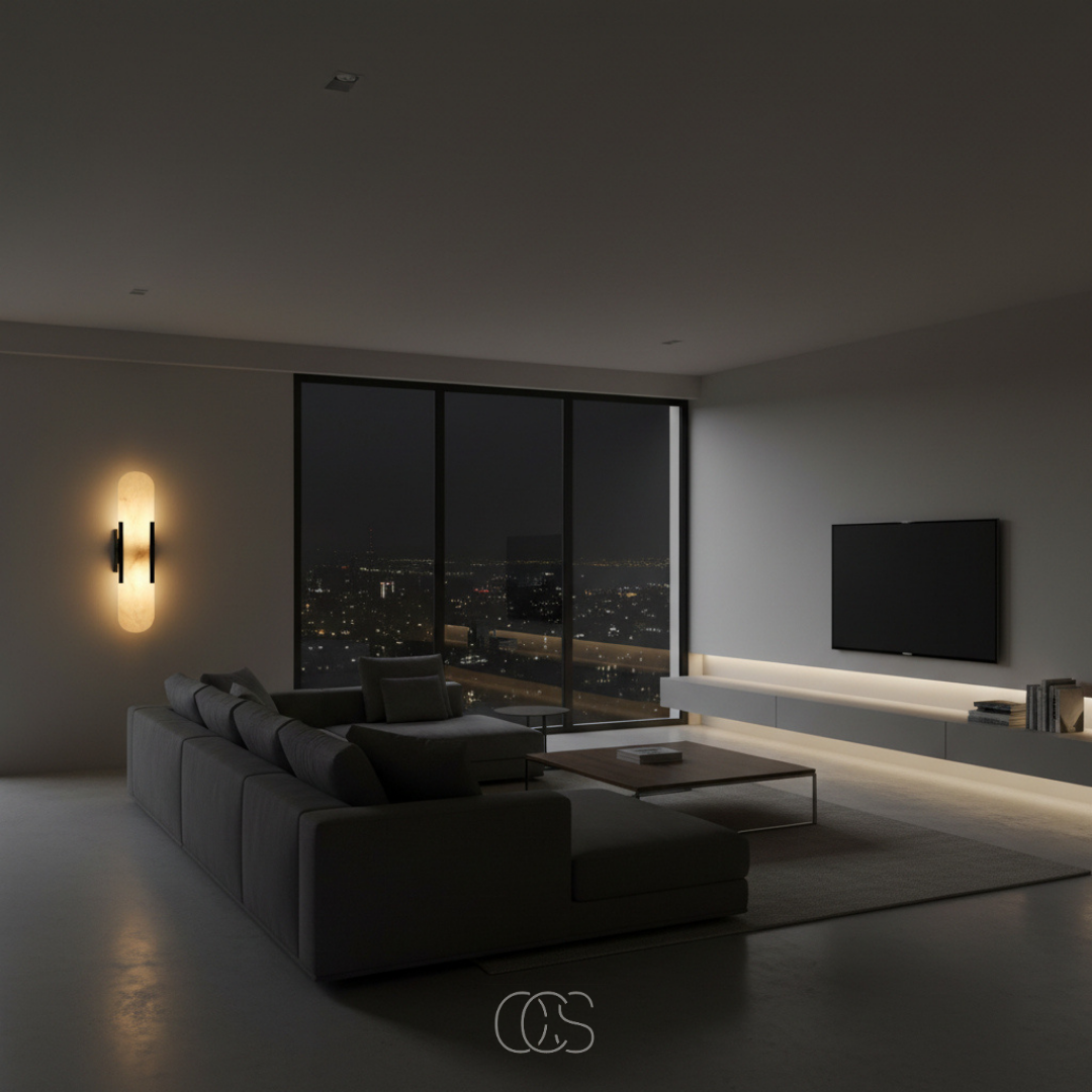 Wandlamp Marmer met Messingafwerking Zwart G9 Fitting Scandinavisch Design Luxe Interieurverlichting Woonkamer | Sansoti