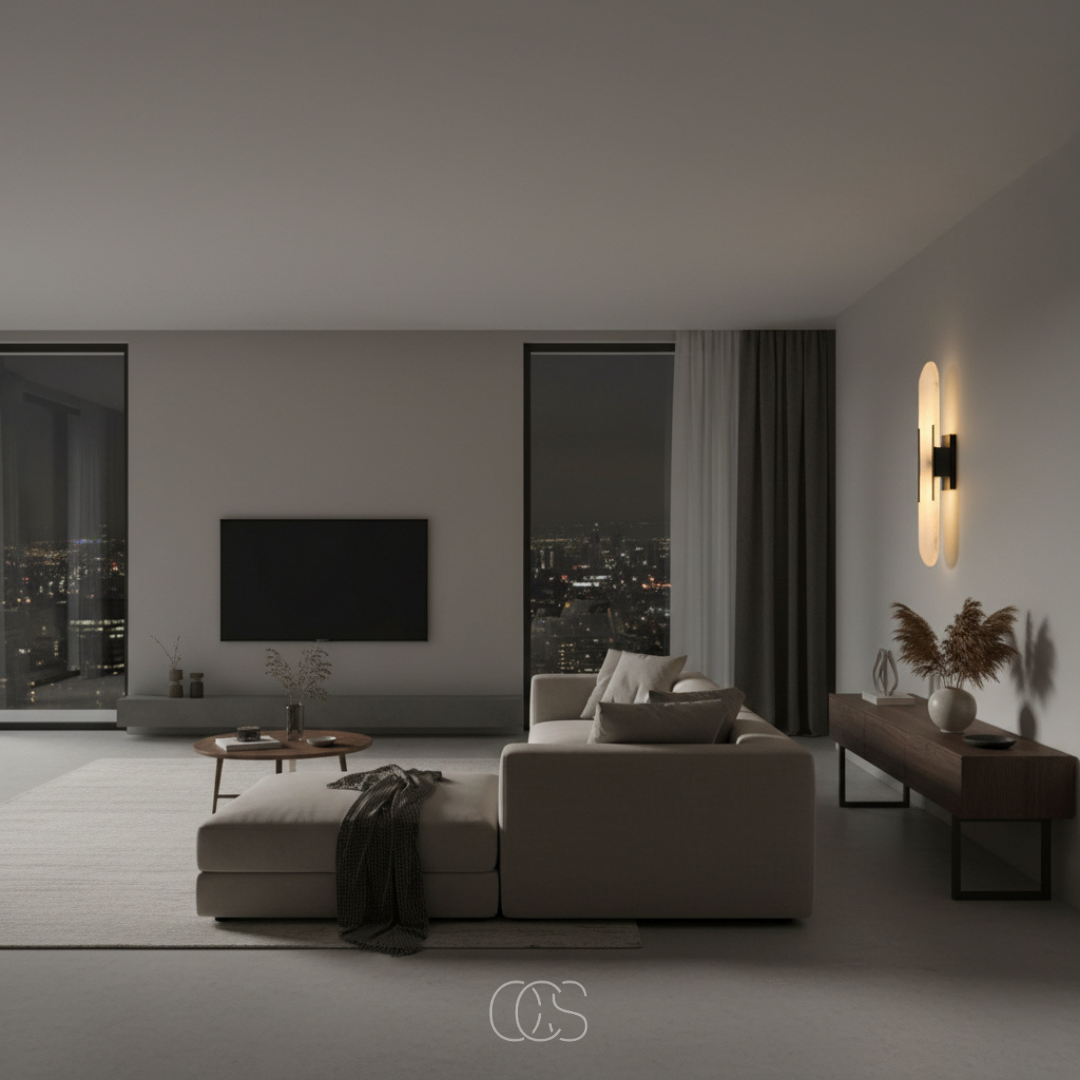 Wandlamp Marmer met Messingafwerking Zwart G9 Fitting Scandinavisch Design Luxe Interieurverlichting Woonkamer | Sansoti