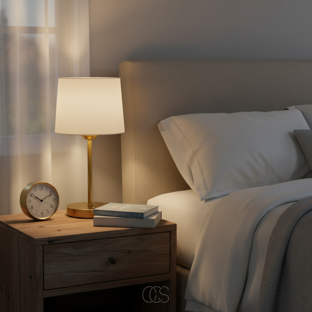 Tafelverlichting Metaal Textiel Gouden Afwerking Sfeerlamp Modern Interieur Woonkamer Slaapkamer Nachtkastje | Sansoti