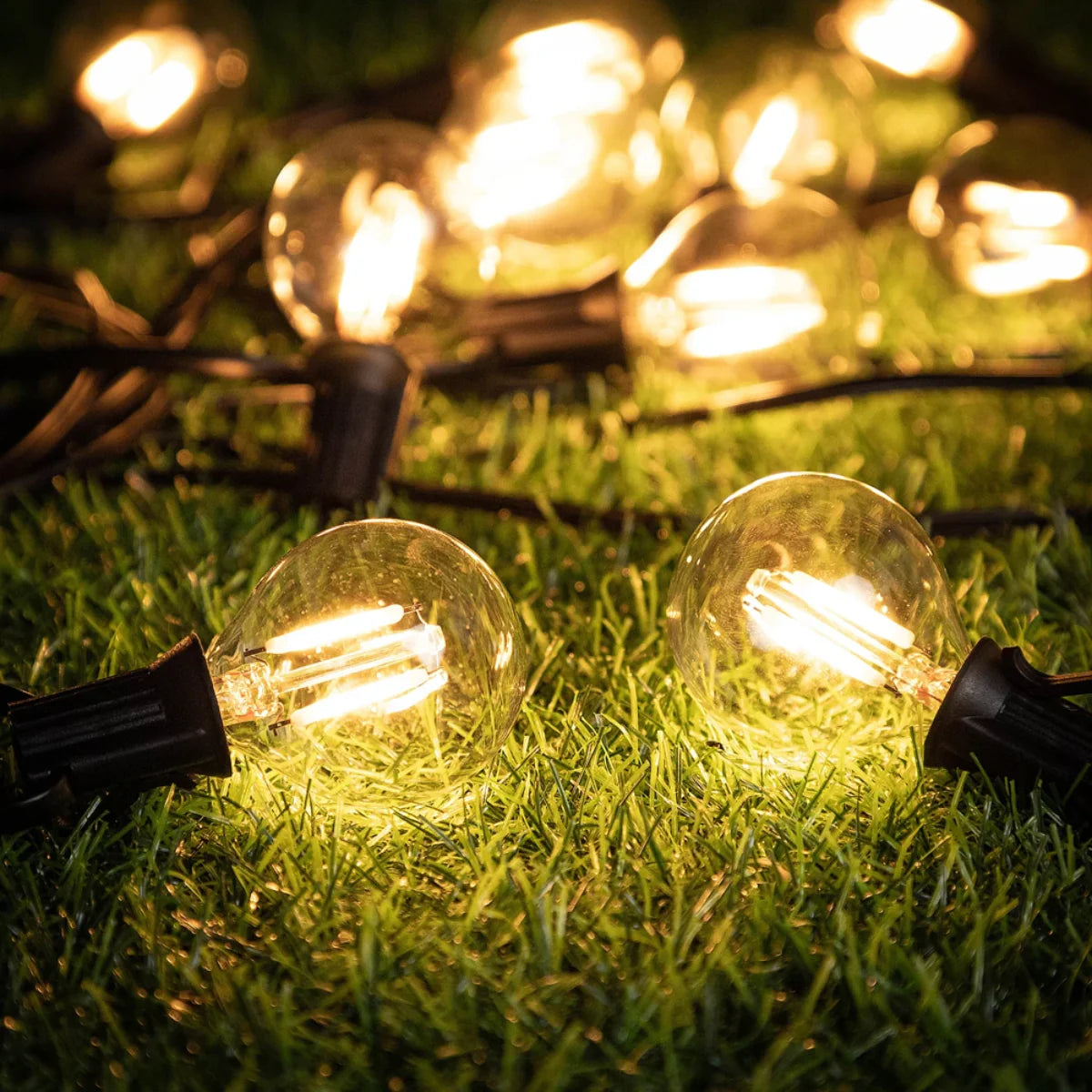Solar-Lichterkette für draußen, 7m-15m, warmes Licht, Garten und Terrasse, Solarenergie, stimmungsvolle Beleuchtung, wasserdicht | Sansoti