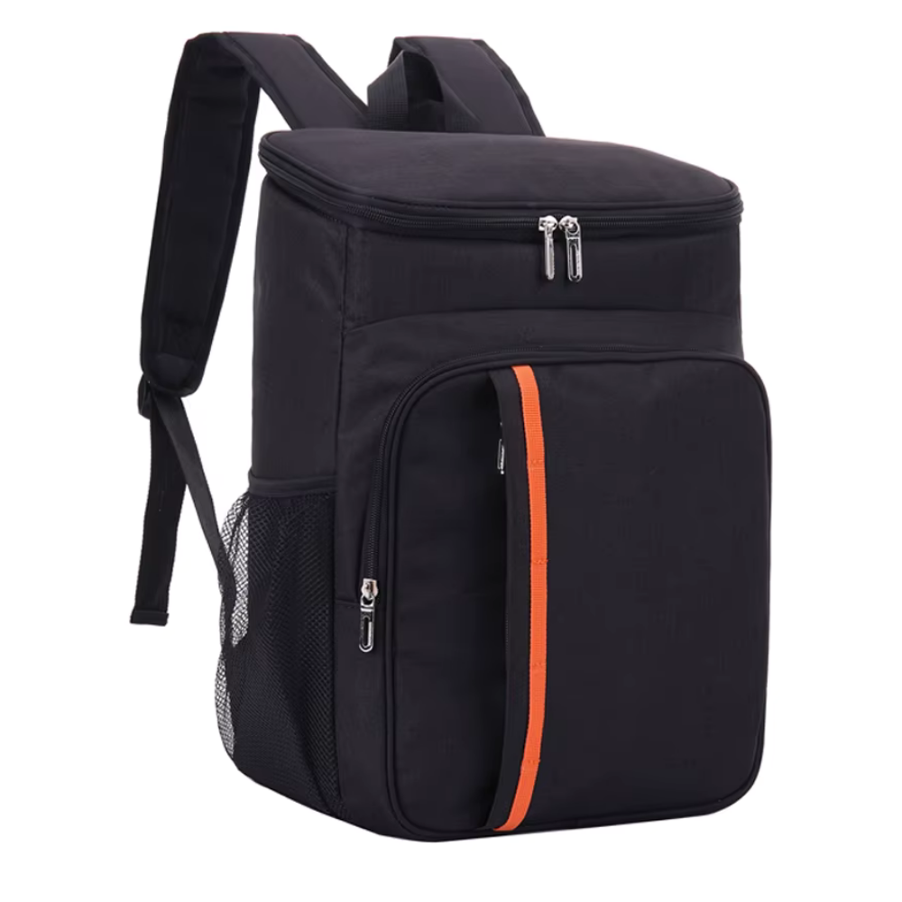 Kühltasche Isoliert 18L 30L Wasserdicht Oxford Nylon Schwarz Grau Picknick Camping Strand | Restfield