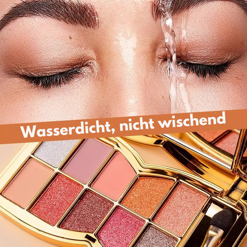 10-Kleurige Glitteroogschaduw Palet – Hoogglans Shimmer Poeder Make-up voor Glamoureuze Oogmake-up – Intense Pigmentatie | Sansoti