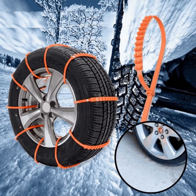 Anti-Slip Sneeuwkettingen voor Auto's 6,5–10,5 Inch Banden SUV Bestelauto Veilig Grip Winter | Sansoti