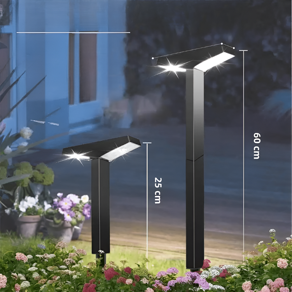 Zonne Lamp Buiten 4 Stuks Waterdicht IP65 Tuinpad Terras 60cm | Sansoti
