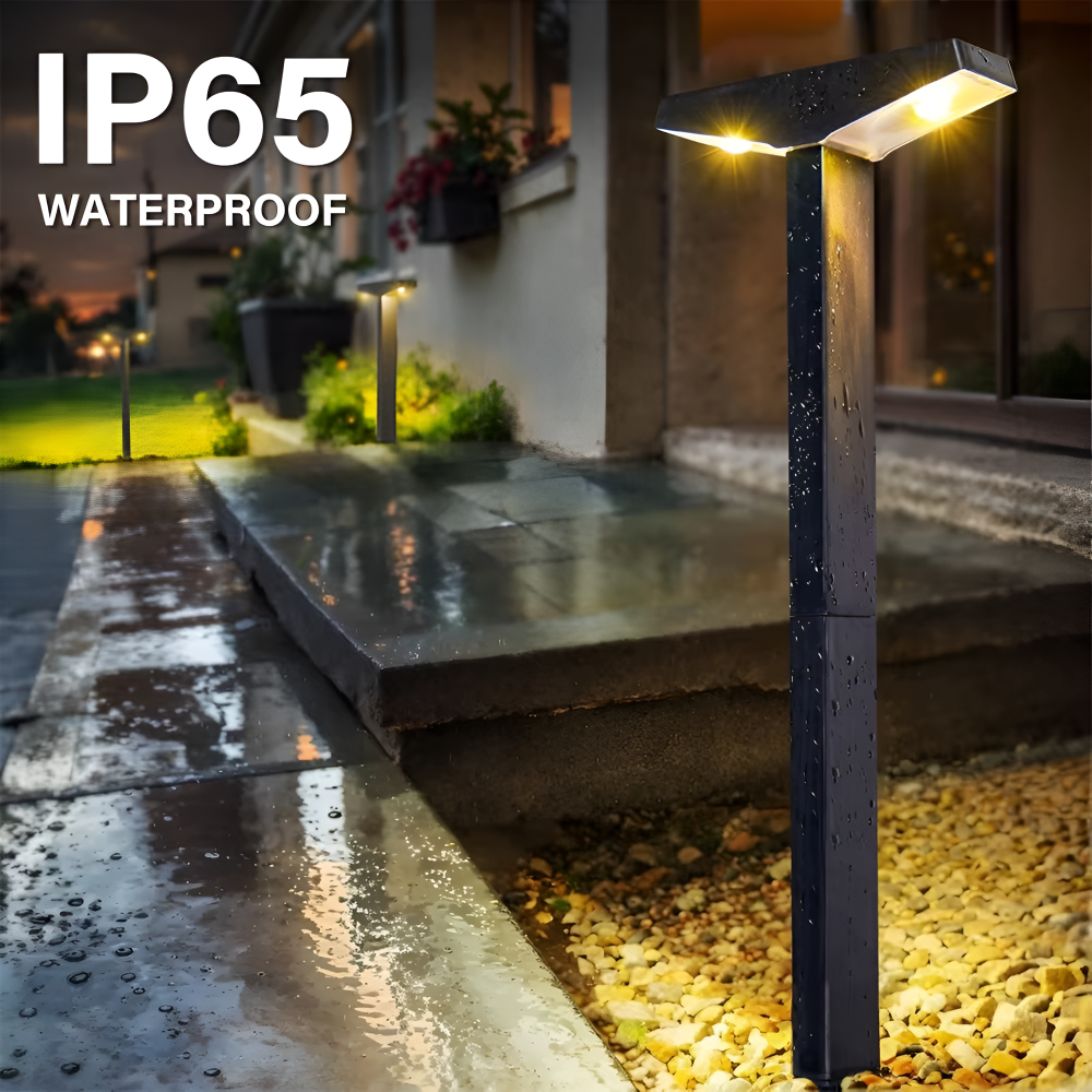 Zonne Lamp Buiten 4 Stuks Waterdicht IP65 Tuinpad Terras 60cm | Sansoti