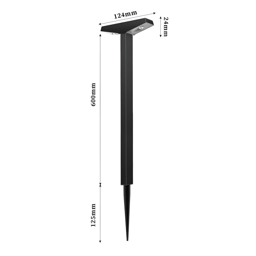 Zonne Lamp Buiten 4 Stuks Waterdicht IP65 Tuinpad Terras 60cm | Sansoti