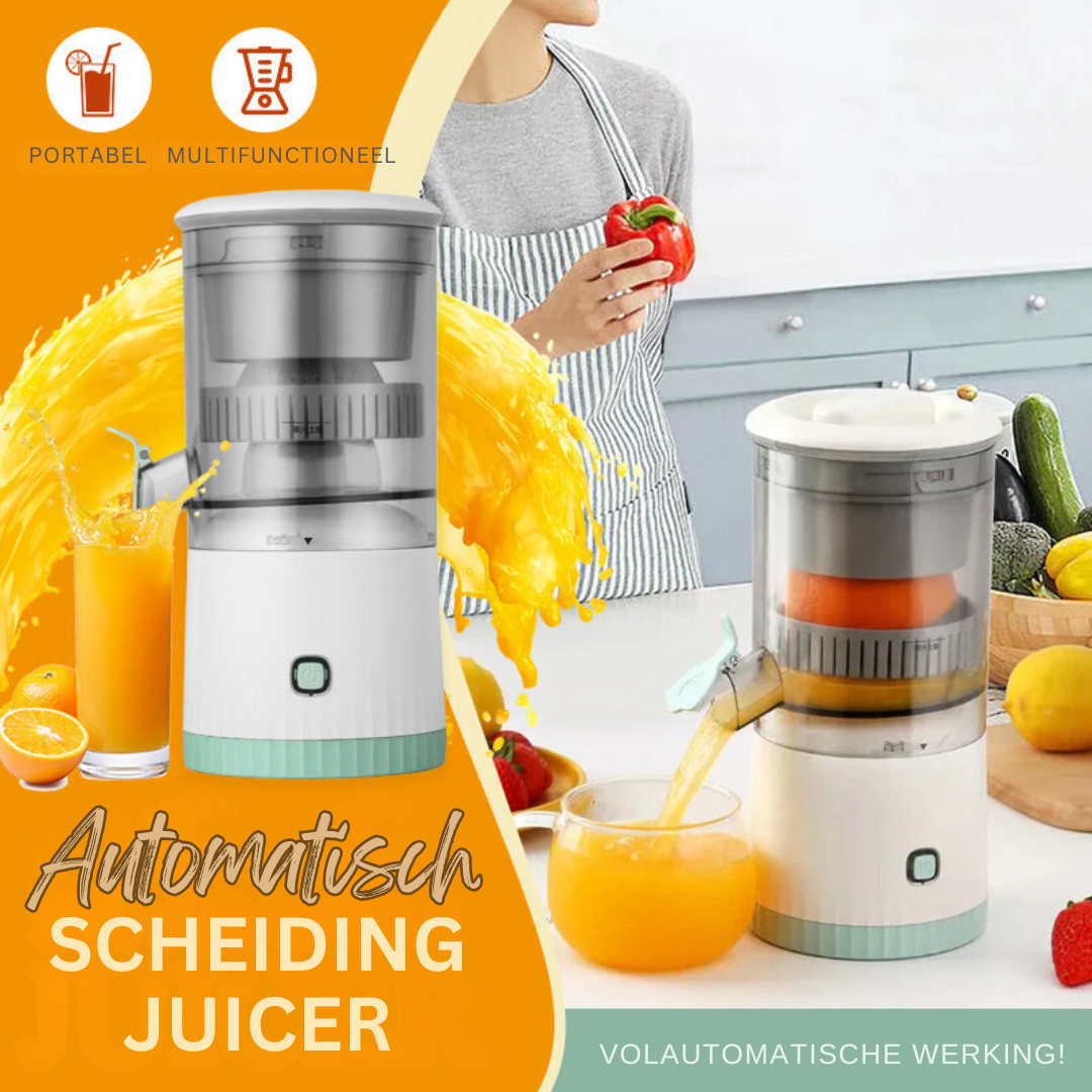Draagbare Sappers – Oplaadbaar met Krachtige Motor – Compacte Citruspers voor Verse Smoothies Thuis of Onderweg | Sansoti