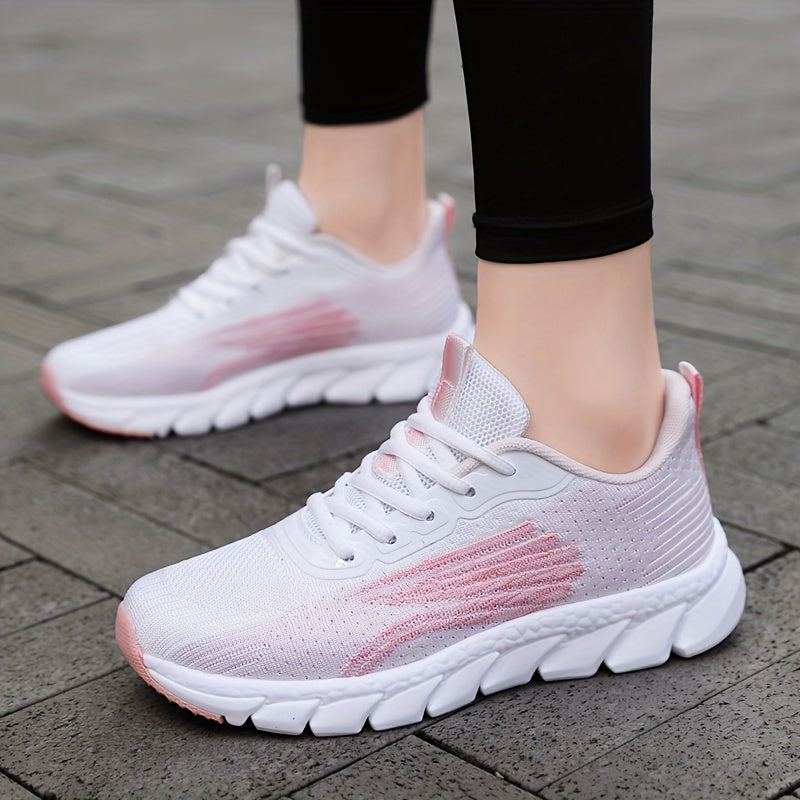 Women's Sporty Sneakers with Breathable Mesh and Shock-Absorbing Sole for Walking, Running, Fitness and Everyday Use | Sansoti