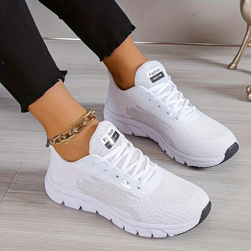 Chaussures de sport pour femmes avec semelle intérieure orthopédique, mesh respirant et légères, chaussures de course, d’entraînement et de marche | Sansoti