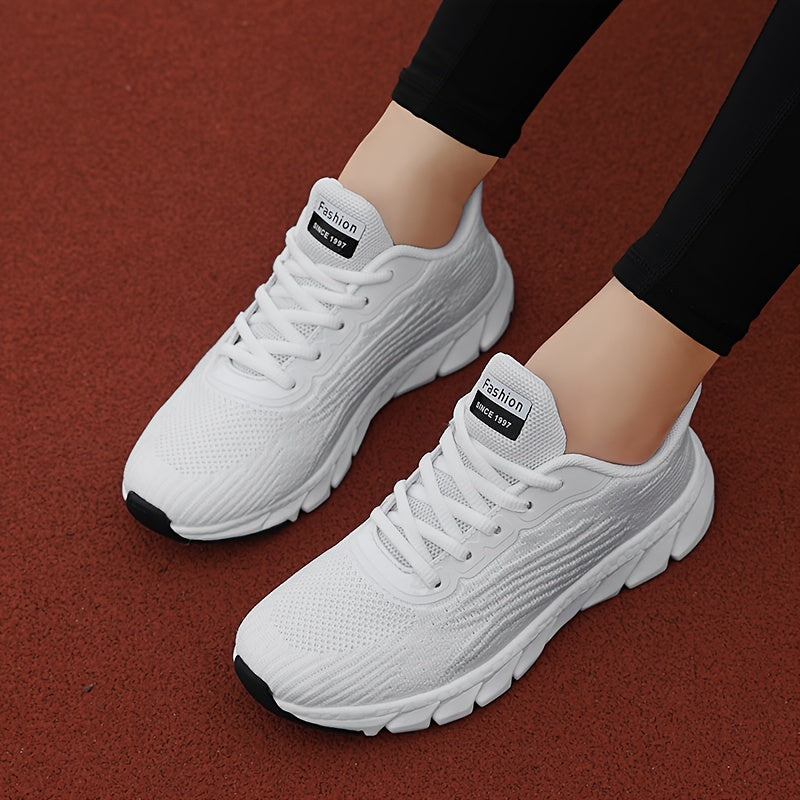 Chaussures de sport pour femmes avec semelle intérieure orthopédique, mesh respirant et légères, chaussures de course, d’entraînement et de marche | Sansoti