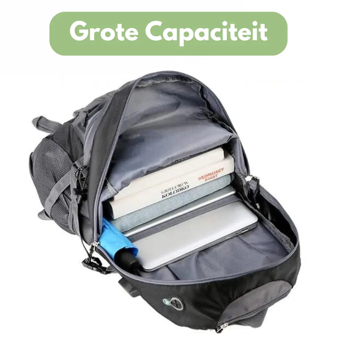 Waterdichte Outdoor Rugzak 40L Zwart Groen Blauw Wandelen Camping Trekking | Sansoti