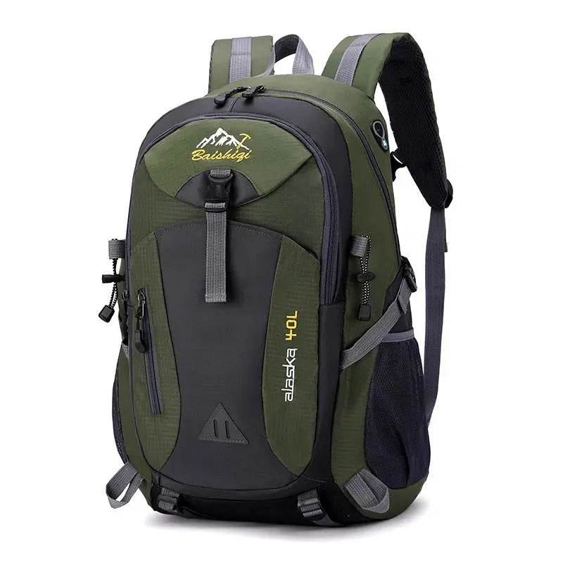 Waterdichte Outdoor Rugzak 40L Zwart Groen Blauw Wandelen Camping Trekking | Sansoti