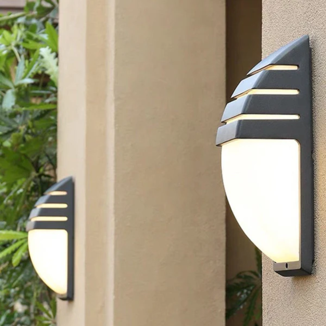 Außenleuchte mit Bewegungssensor LED IP65 Schwarz Aluminium Wandleuchte | Restfield