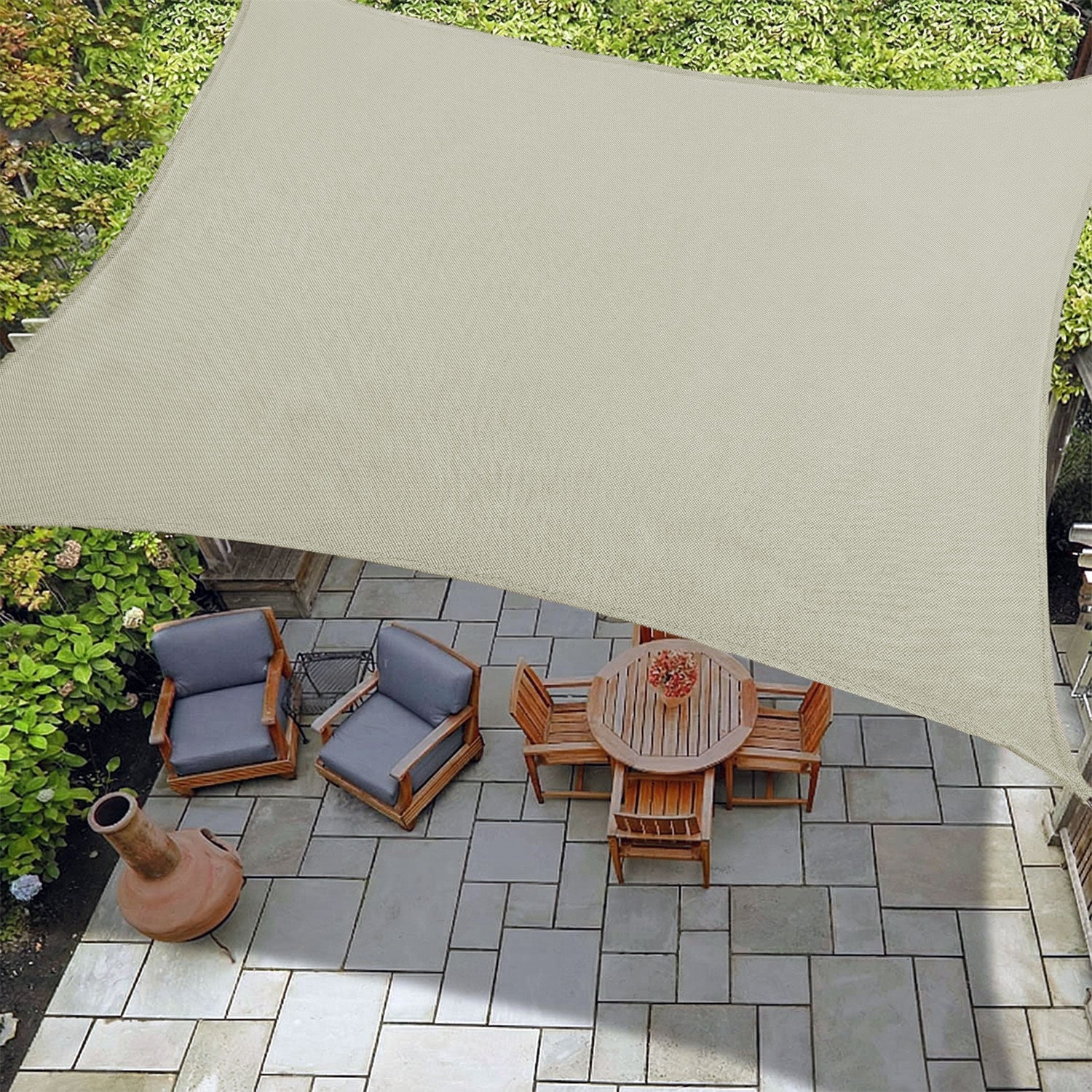 Rectangular Waterproof Shade Sail for Patio Garden and Pool | Sansoti